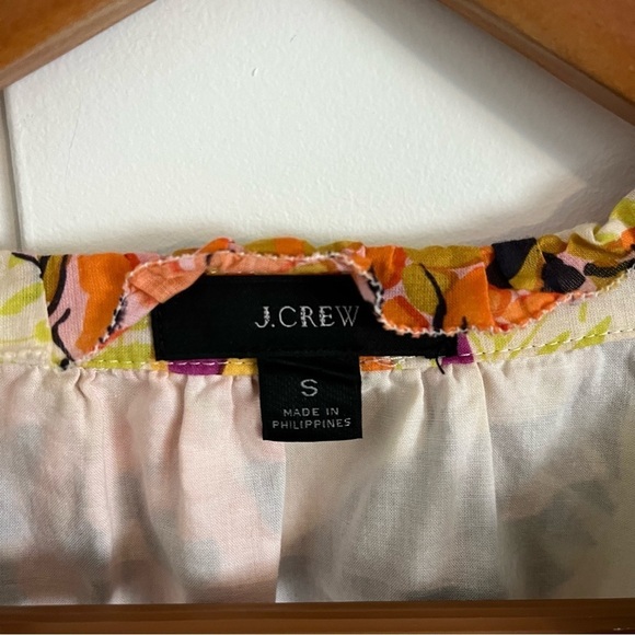 J. CREW Tiered Popover Dress in Ratti Safari Print AP199 - Picture 11 of 14